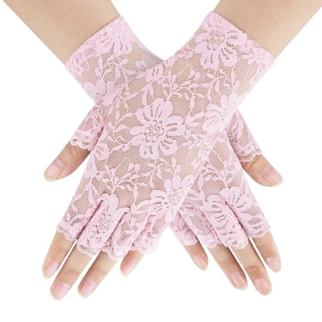 Alt view image 6 of 7 - Halloween Skeleton Glow in The Dark Mechanic Luminous Winter Warm Fingerless Skull Bone Gloves for Adult Men Women Halloween Costume Accessories