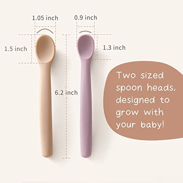 Alt view image 3 of 6 - Flatware Sets 12 Piece Dark Kids Forks and Spoons Stainless Steel Utensils with Easy Grip Handles for Self Feeding Baby Children Boys Girls