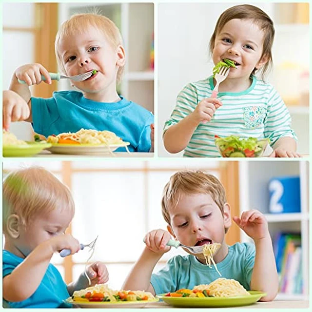 Alt view image 5 of 7 - Flatware Fork and Spoon Set For Kids | Made in Denmark (Blush)