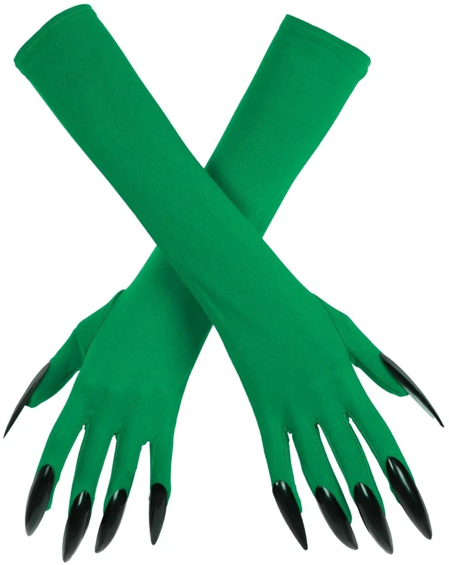 Main image of Halloween Claw Gloves Long Gloves with Scary Nails Halloween Costume Accessories for Women Party Supplies