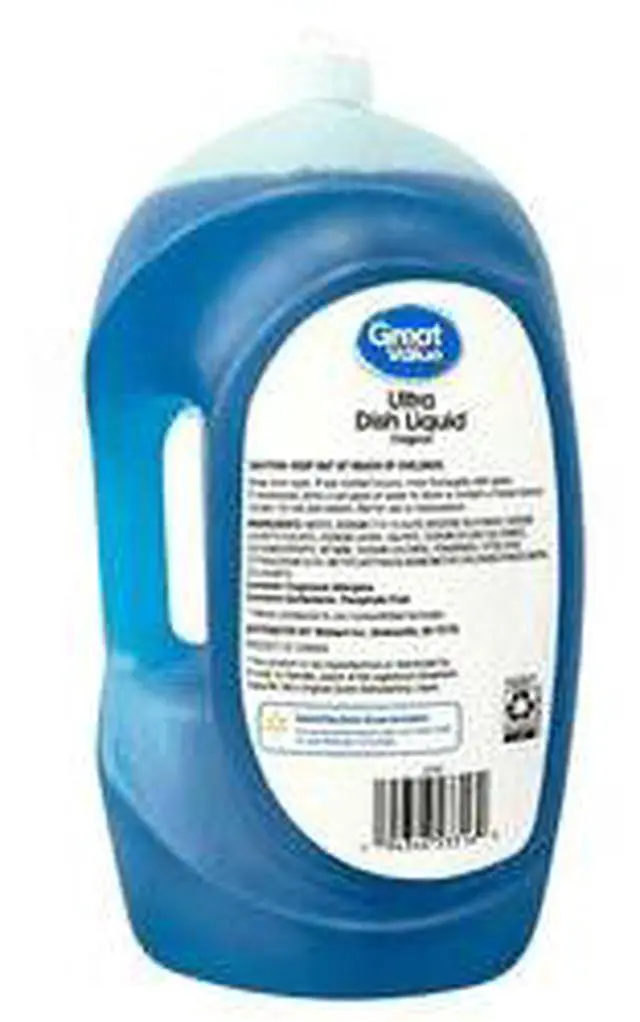 Alt view image 5 of 6 - Great Value Ultra Original Dish Liquid, 90 fl oz