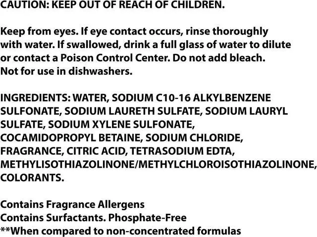 Alt view image 2 of 6 - Great Value Ultra Original Dish Liquid, 90 fl oz