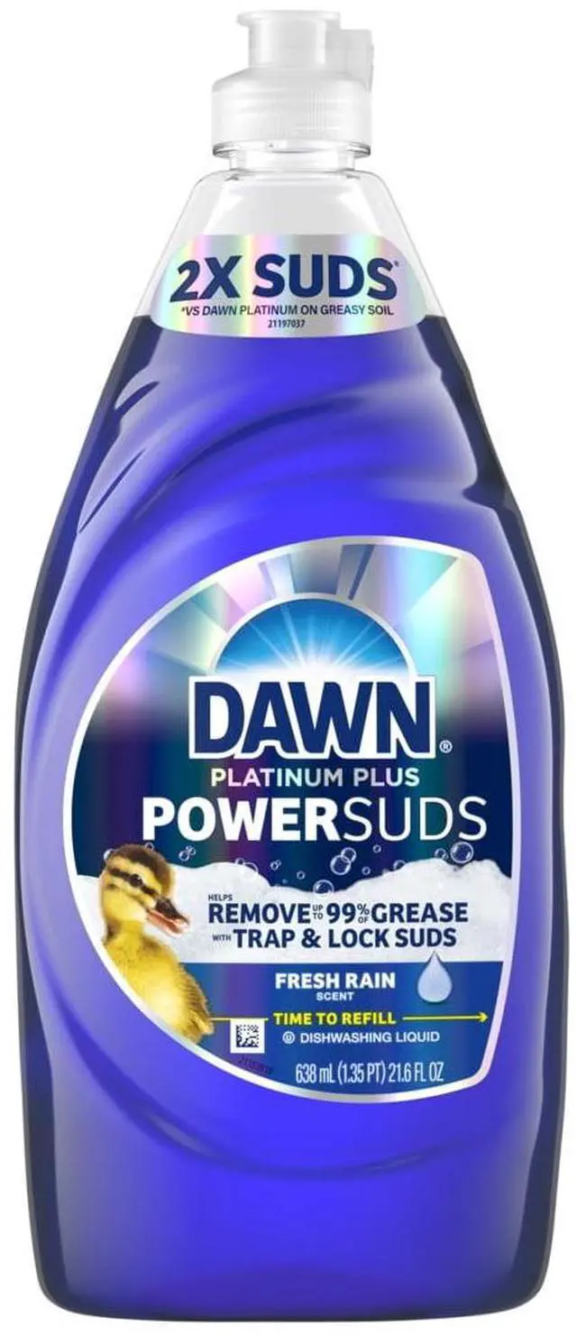 Main image of Dawn Platinum Plus PowerSuds Liquid Dish Soap, 21.6 oz. Bottle