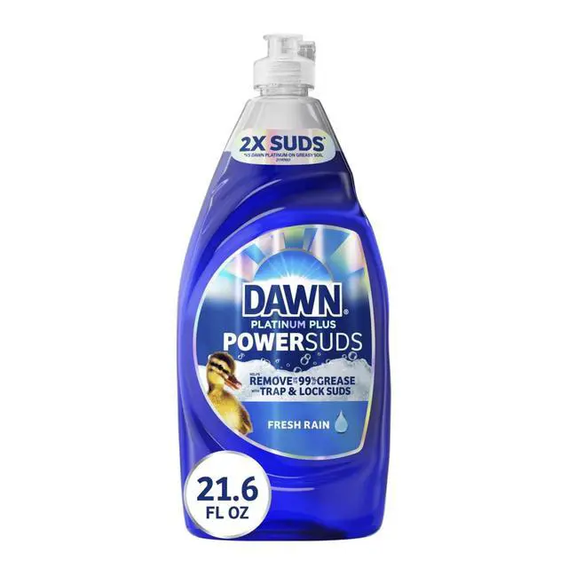 Alt view image 5 of 6 - Dawn Platinum Plus PowerSuds Liquid Dish Soap, 21.6 oz. Bottle