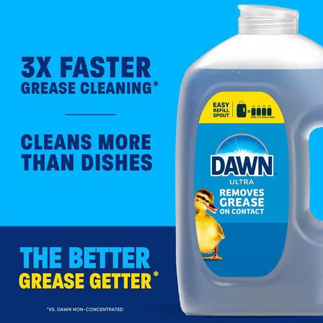 Alt view image 5 of 7 - Dawn Platinum Refill Jug Dish Soap, Dishwashing Liquid, Bleach Alternative Clean Lemon, 51.5oz