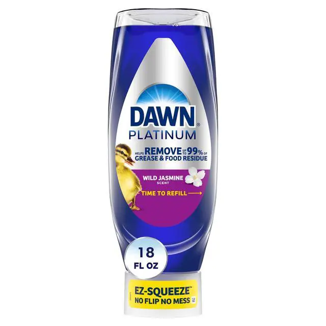 Alt view image 7 of 7 - Dawn Platinum EZ-Squeeze Dish Soap, Dishwashing Liquid, Wild Jasmine, 18 fl oz