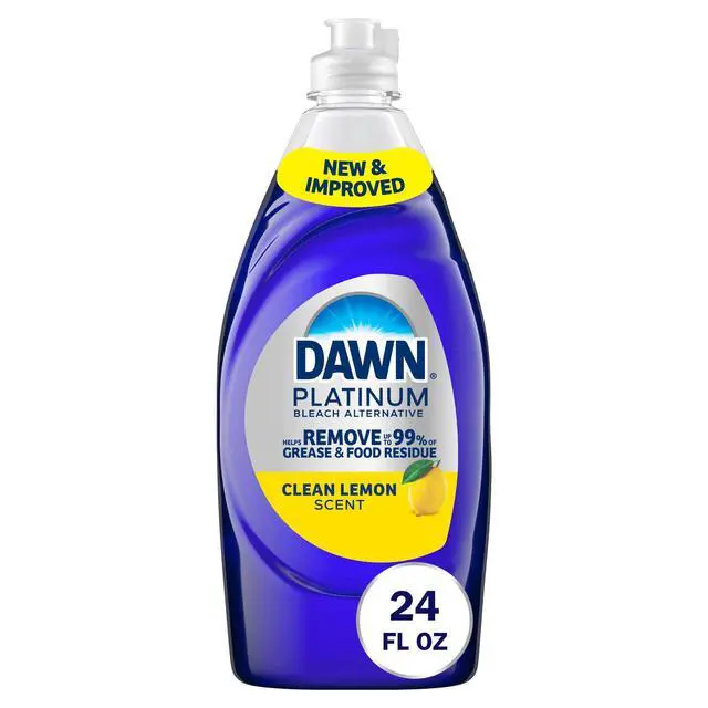 Alt view image 6 of 7 - Dawn Platinum Dish Soap Bleach Alternative Clean Lemon, 24oz