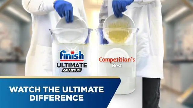 Alt view image 4 of 7 - Finish Ultimate Quantum Dishwasher Pods, Dishwasher Detergent Dish Soap, 50% More Cleaning Power, 11 Count