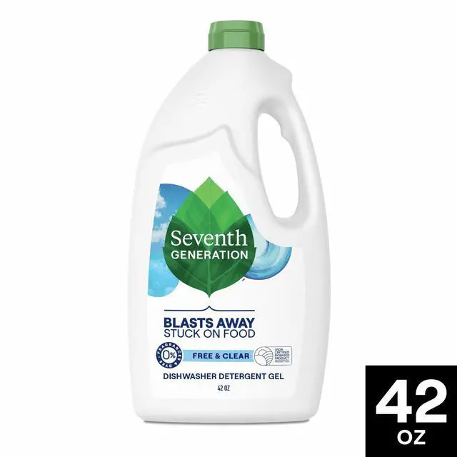 Alt view image 4 of 7 - Seventh Generation Liquid Dishwasher Detergent, Free and Clear Scent, 42 fl oz