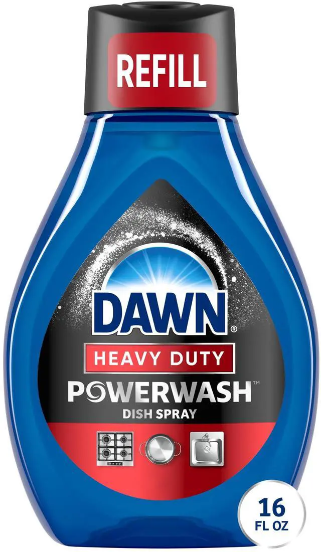 Alt view image 2 of 7 - Dawn Powerwash Heavy Duty Dish Spray All-Purpose Cleaner and Degreaser, 16 oz. Refill