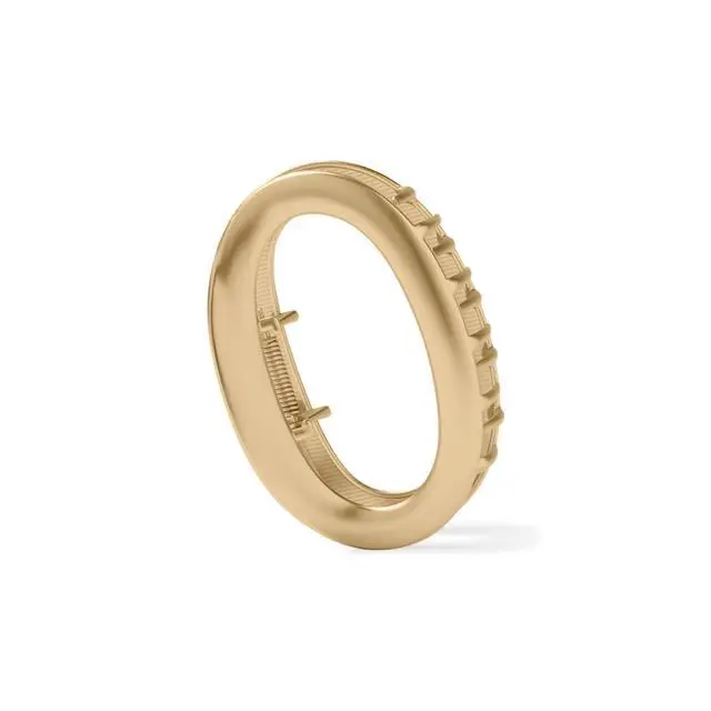 Alt view image 6 of 6 - The Hair Edit Gilded Contour Claw Clip, Gold