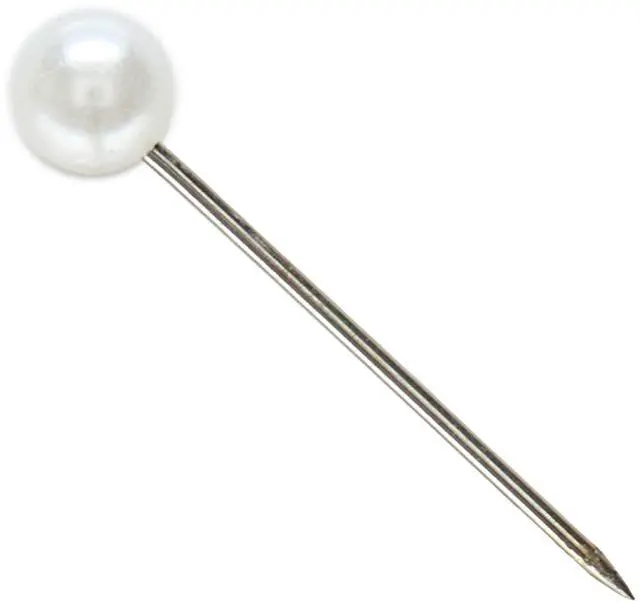 Alt view image 3 of 3 - (4 pack) Hello Hobby Petite Straight Pins, White, 3/4", 150 Pieces
