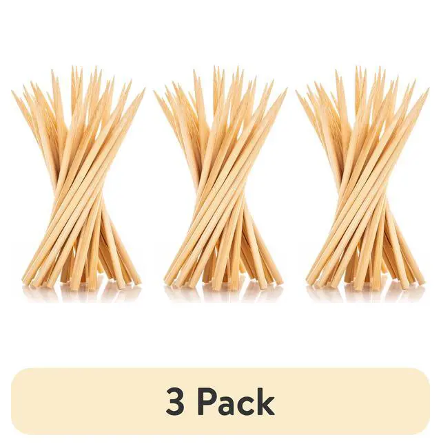 Alt view image 2 of 6 - (3 pack) IMUSA 50pc Bamboo Corn Skewer Set, 6in