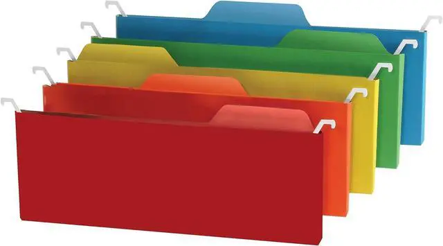 Main image of Find It Mini Hanging File Folders- 6 PK Assorted