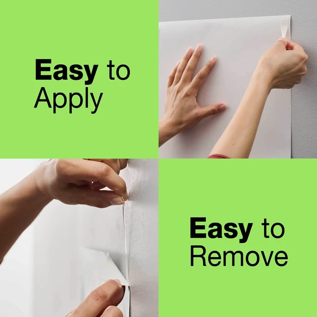 Alt view image 6 of 6 - FrogTape reMOVEables Poster Strips, 60 Mounting Strips, 0.5 lbs. Max Per Strip