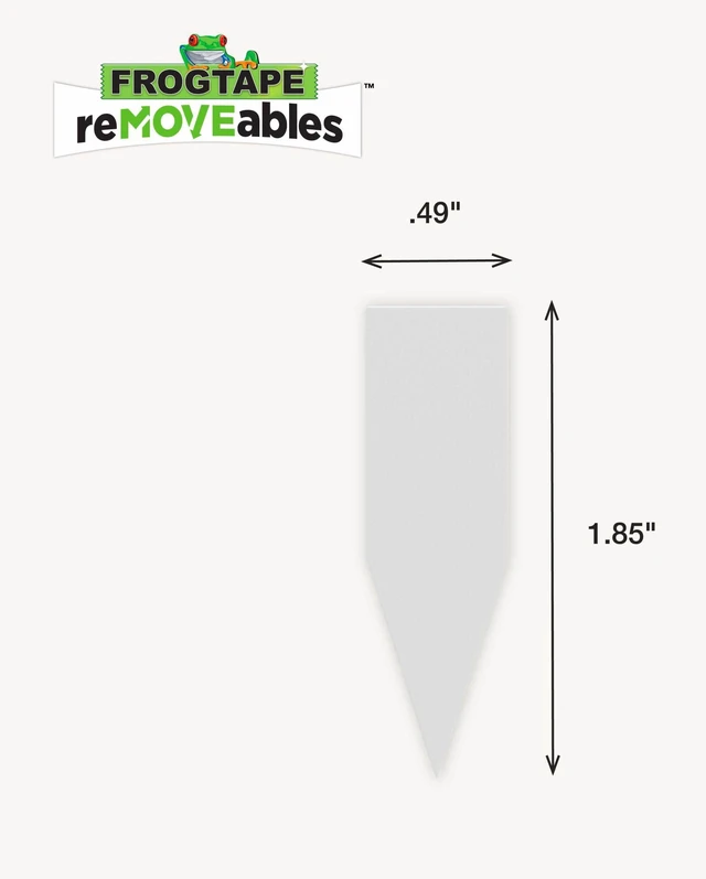 Alt view image 3 of 6 - FrogTape reMOVEables Poster Strips, 60 Mounting Strips, 0.5 lbs. Max Per Strip