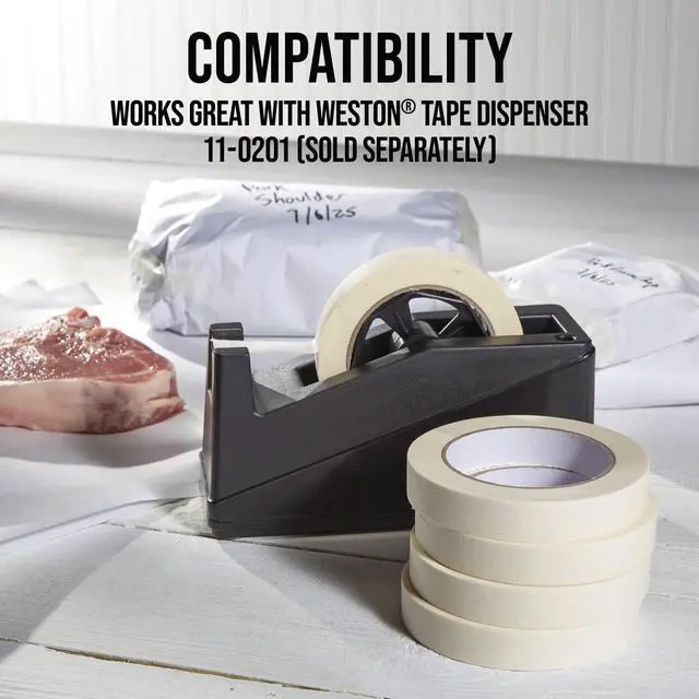 Alt view image 2 of 6 - Mossy Oak Freezer Tape, Seal & Label Foods, Write-On, 2 Rolls, 0.75 in. x 1000 in. Each