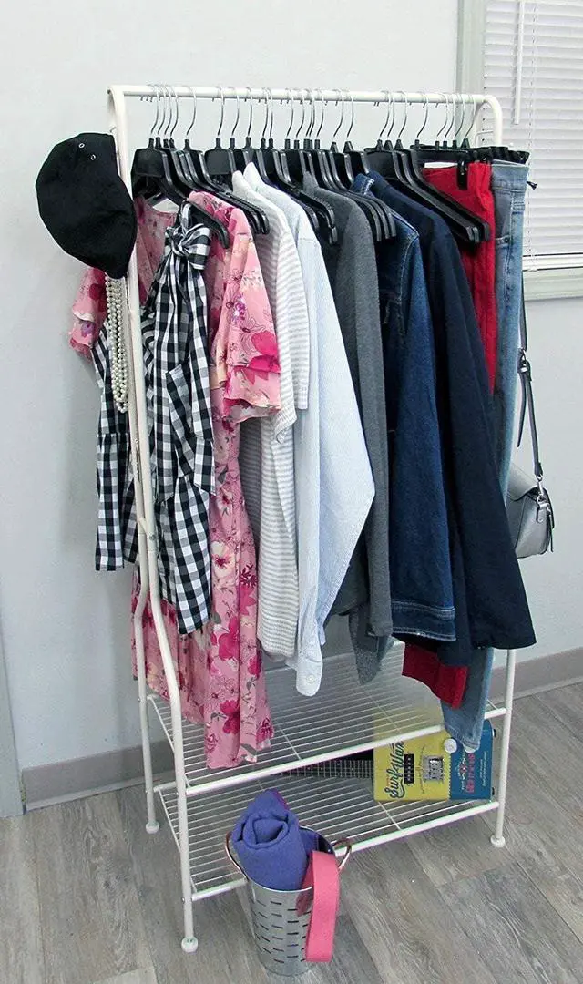 Alt view image 5 of 7 - Hanger Central 10 Pack Black Plastic Non Slip Sweater Hangers 17 inch