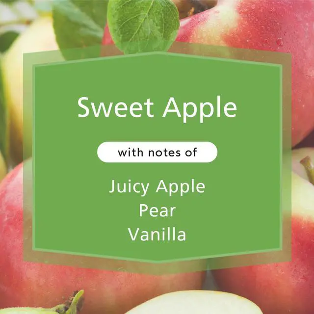 Alt view image 5 of 7 - Mainstays Sweet Apple 3-Wick Glass Jar Candle, Green, 11.5 oz