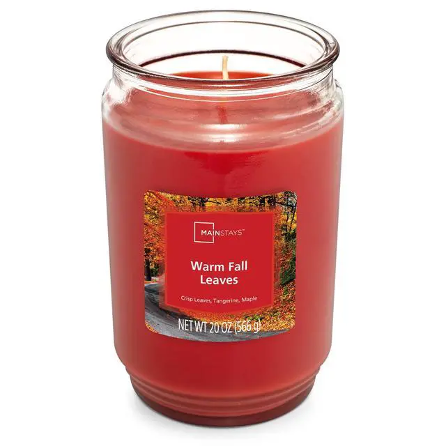 Alt view image 4 of 5 - Mainstays Warm Fall Leaves 3 Wick Candle, 20 oz