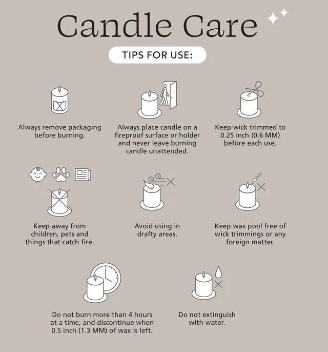 Alt view image 6 of 7 - Mainstays Single Wick 3 in x 4 in Pillar Candle, Unscented, Taupe