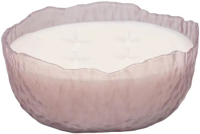 Alt view image 3 of 6 - Home Decor Collection 3-Wick Moon Bowl Scented Jar Candle, Wildflower & Bergamot, 21.3 oz.