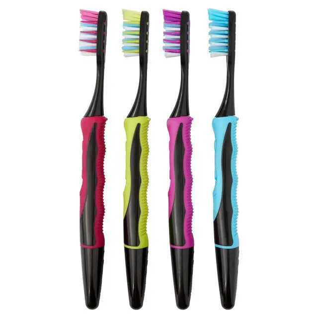 Alt view image 4 of 6 - Equate Polaris Deep Cleaning VibraClean Vibrating Toothbrush, Soft, 2 Count