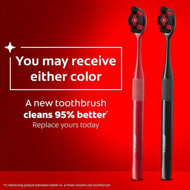 Main image of Colgate Optic White Charcoal Soft Toothbrush for Adults, 1 Pack