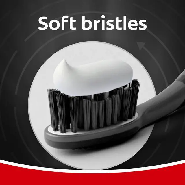 Alt view image 6 of 6 - Colgate 360 Vibrate Charcoal Battery Powered Electric Toothbrush with Soft Bristles, 1 Pack