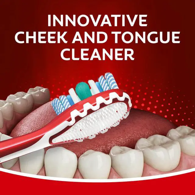Alt view image 4 of 6 - Colgate 360 Advanced Whitening Toothbrush Pack, Soft Adult Toothbrushes, 2 Pack