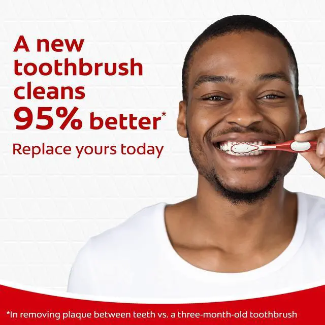 Alt view image 2 of 6 - Colgate 360 Advanced Whitening Toothbrush, Medium Adult Toothbrush, 1 Pack