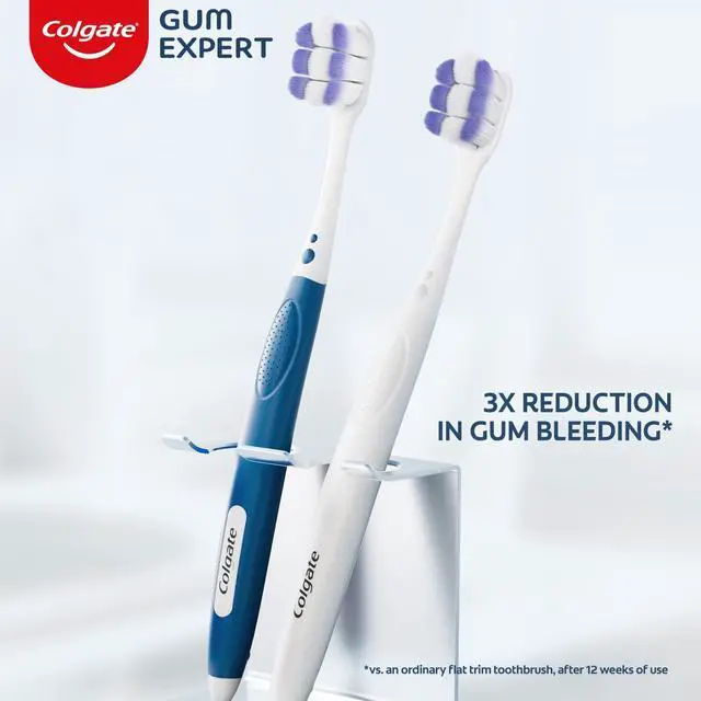 Alt view image 2 of 6 - Colgate Gum Expert, Adult Manual Gum Toothbrush, Ultra Soft, 2 Pack