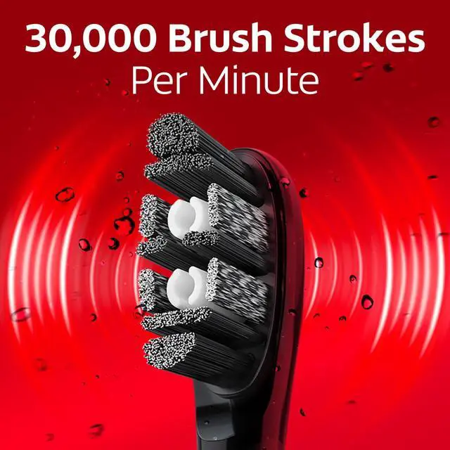 Alt view image 6 of 6 - Colgate Optic White Adult Sonic Battery Operated Electric Toothbrush, Medium