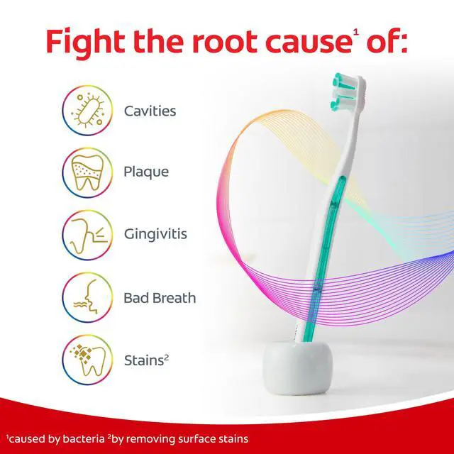 Alt view image 2 of 6 - Colgate Total Active Prevention Foaming Clean Medium Toothbrush, 2 Pack