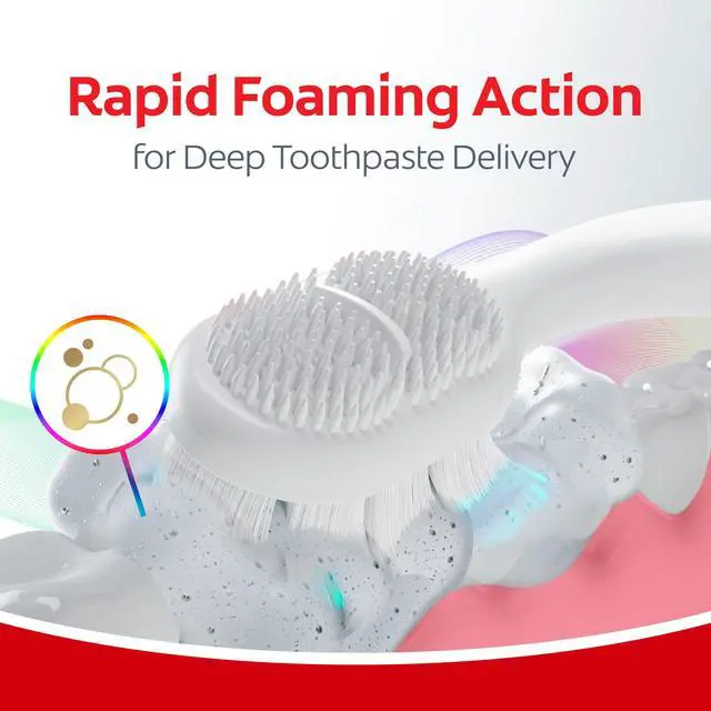 Alt view image 4 of 6 - Colgate Total Active Prevention Foaming Clean Medium Toothbrush, 2 Pack