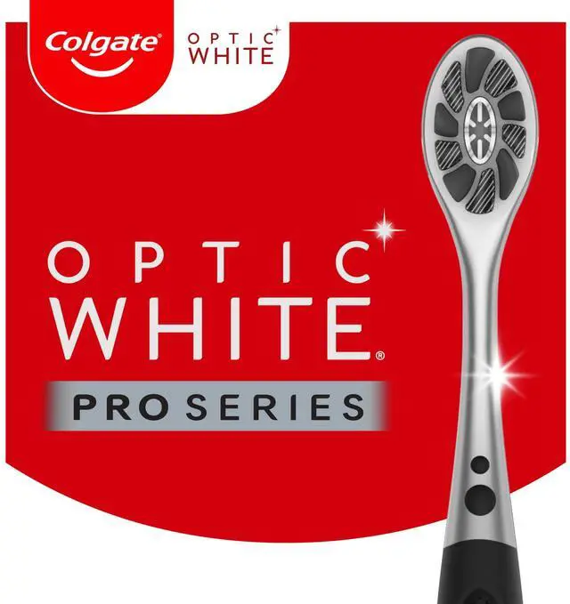 Alt view image 6 of 7 - Colgate Optic White Pro Series Adult Manual Toothbrush, Soft, 2 Pack
