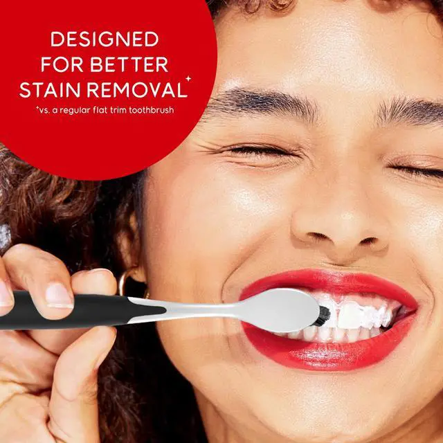 Alt view image 5 of 7 - Colgate Optic White Pro Series Adult Manual Toothbrush, Soft, 2 Pack