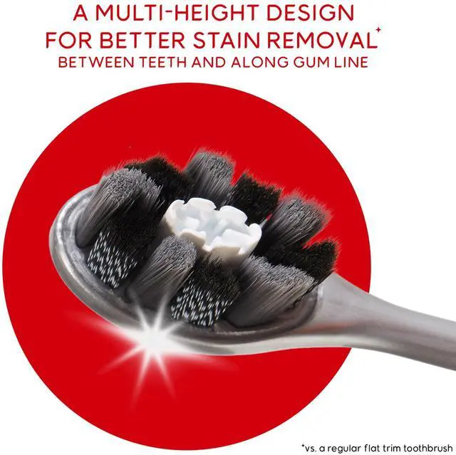 Alt view image 2 of 7 - Colgate Optic White Pro Series Adult Manual Toothbrush, Soft, 2 Pack