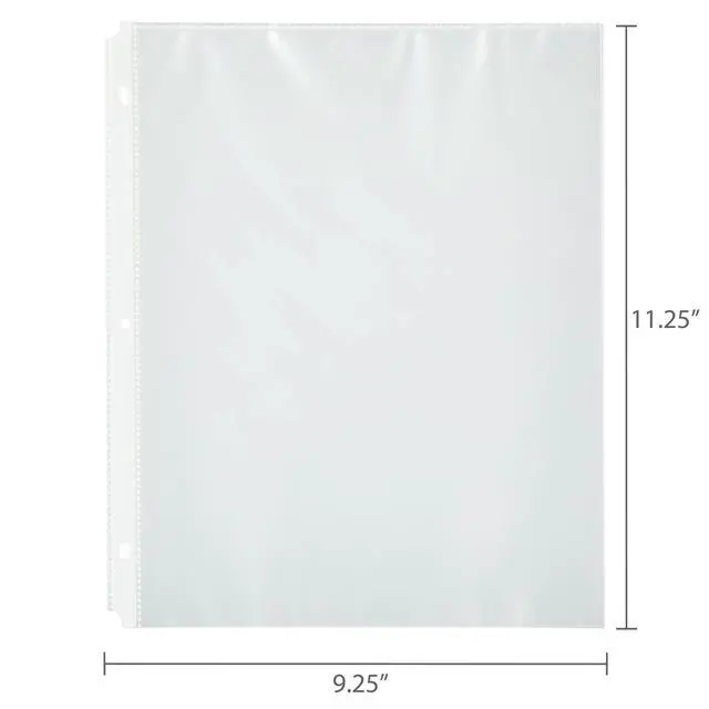 Alt view image 5 of 6 - Pen+Gear Heavyweight Sheet Protectors, Letter Size, 8.5 in x 11 in, 50 Count