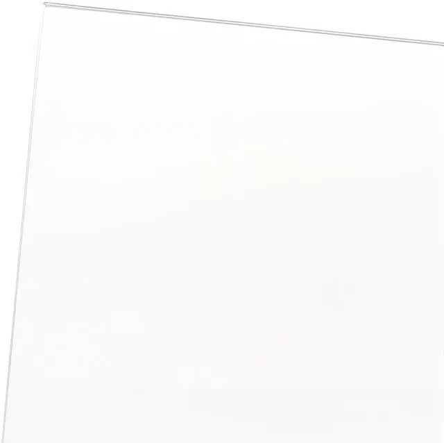 Alt view image 5 of 5 - Pen + Gear Standup Sign Holder for Display Stand, Hold for Paper of 8.5" x 11", Clear