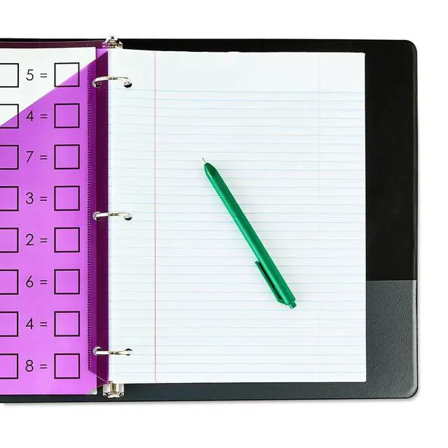 Alt view image 4 of 6 - Pen+Gear 1" 3-Ring Standard Binder, Black