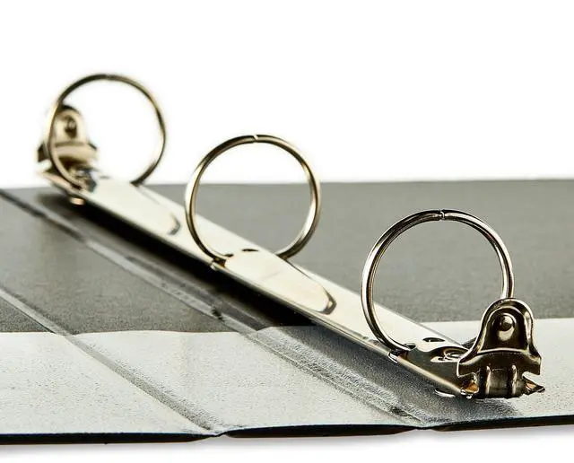 Alt view image 2 of 6 - Pen+Gear 1" 3-Ring Standard Binder, Black