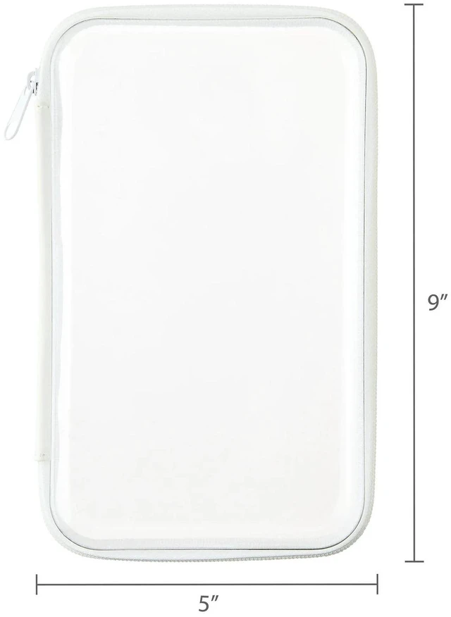 Main image of Pen+Gear Zipper Pencil Case, Pencil Boxes for School, White