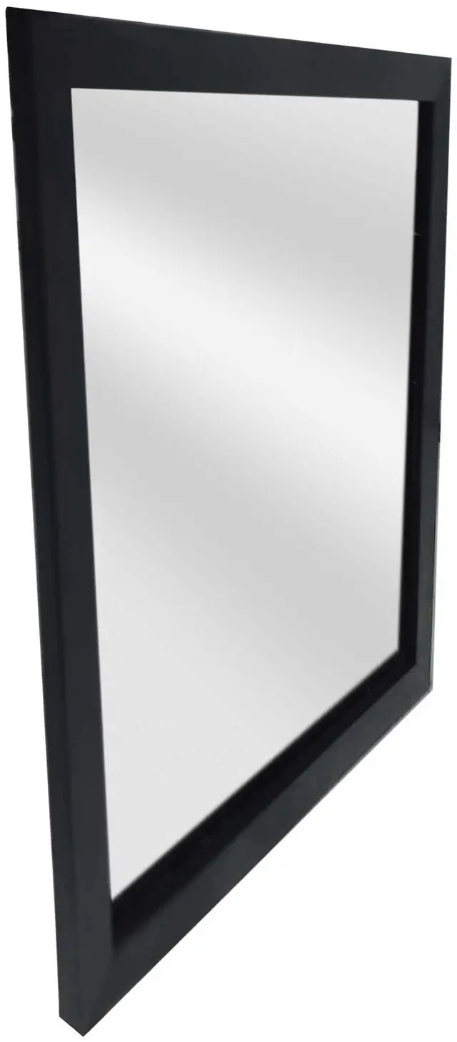 Alt view image 2 of 5 - Mainstays 16 in x 16 in Black Framed Wall Mirror