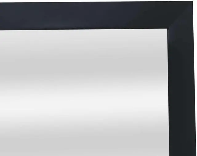 Main image of Mainstays 16 in x 16 in Black Framed Wall Mirror