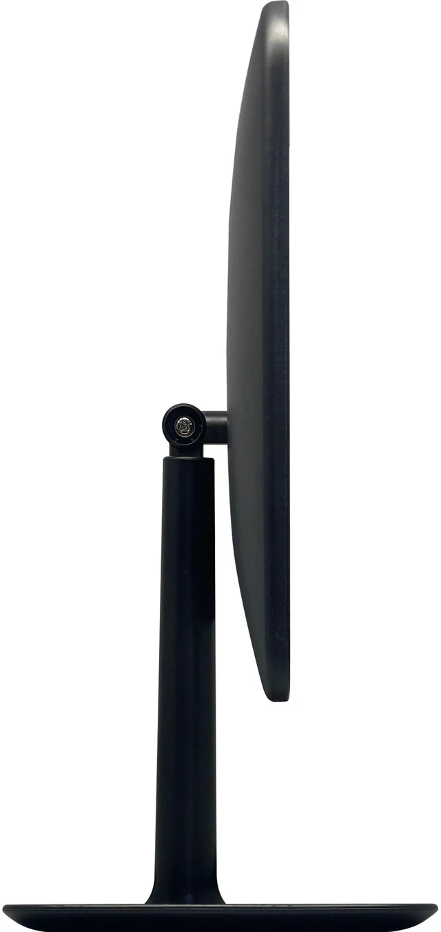 Alt view image 4 of 7 - Mainstays LED Lighted Vanity Makeup Mirror with Lights, 5X Magnifying & Storage Tray, Rich Black Finish
