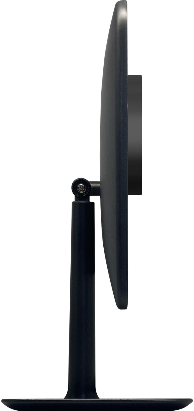 Alt view image 2 of 7 - Mainstays LED Lighted Vanity Makeup Mirror with Lights, 5X Magnifying & Storage Tray, Rich Black Finish