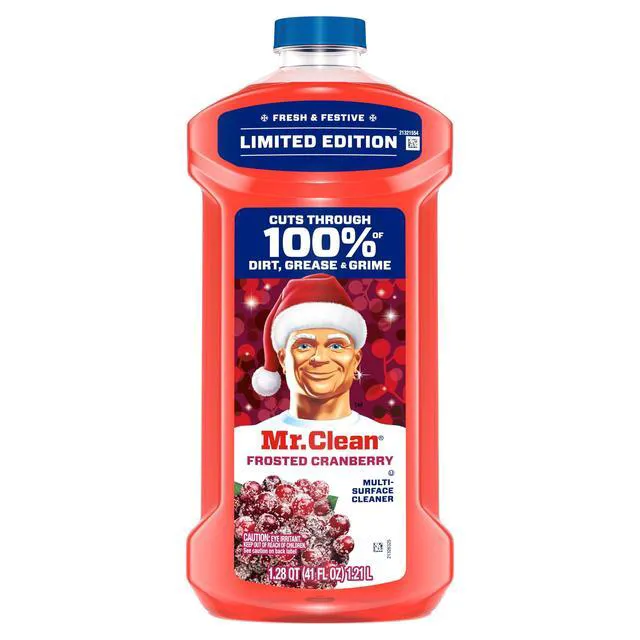 Alt view image 3 of 7 - Mr. Clean All Purpose Cleaner, Floor Cleaner, Mop Soap, Cleaning Liquid, Frosted Cranberry, 41 fl oz