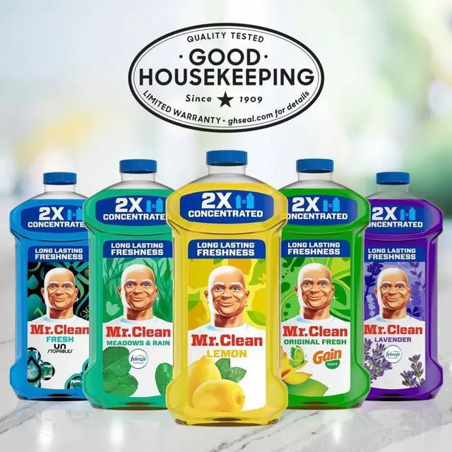 Alt view image 5 of 6 - Mr. Clean All Purpose Cleaner, Cleaning Liquid, Gain, 41 fl oz