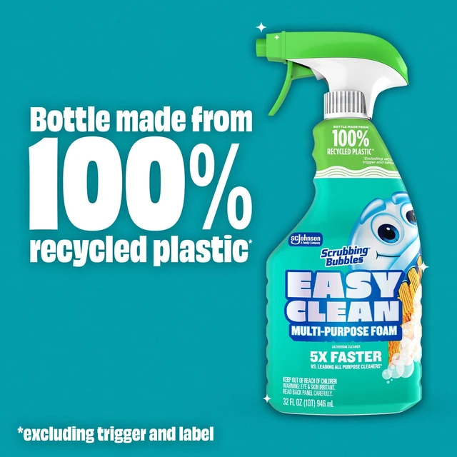 Alt view image 5 of 7 - Scrubbing Bubbles Easy Clean Multi-Purpose Bathroom Shower & Tub and All Purpose Cleaner Spray, 32 oz